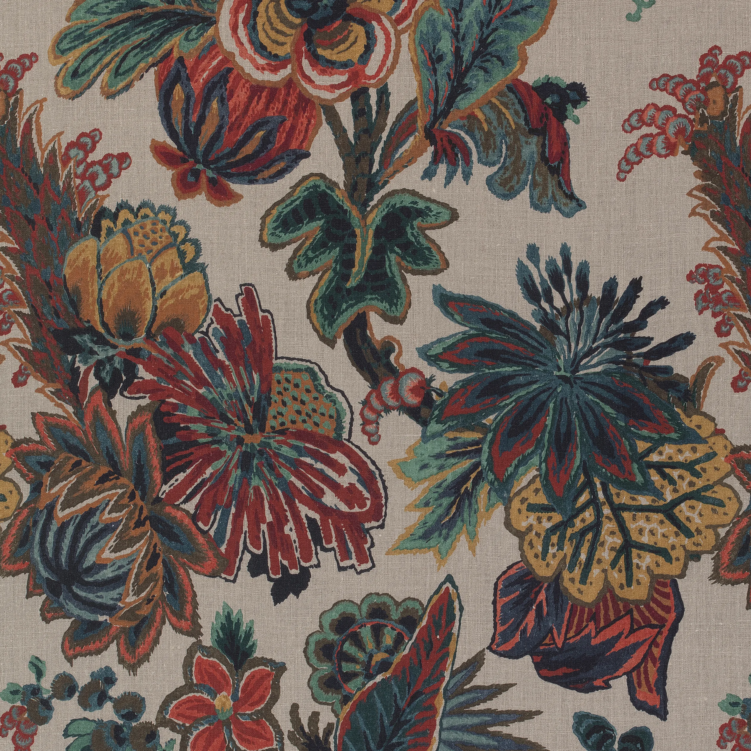 Thibaut Floral Gala in Jewel (F910216)