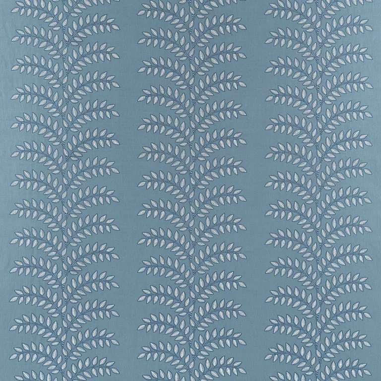 Anna French Frondescence Embroidery in Blue (AW16101)