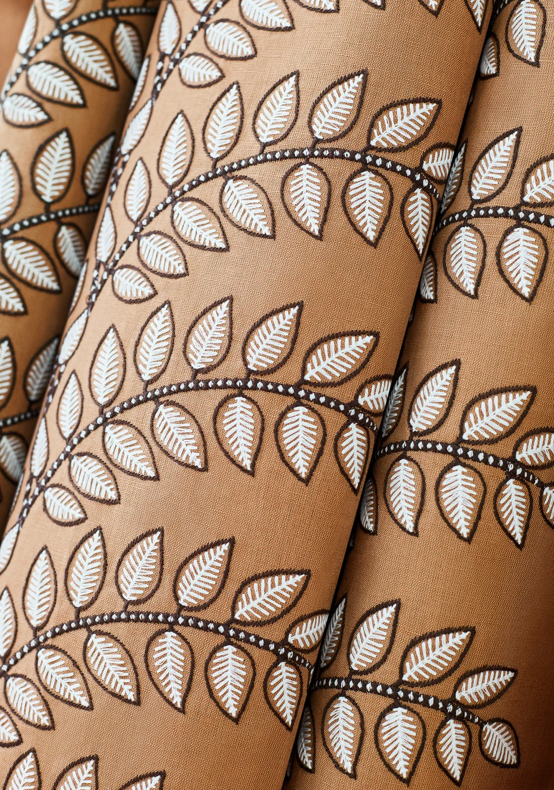 Anna French Frondescence Embroidery in Copper (AW16106)