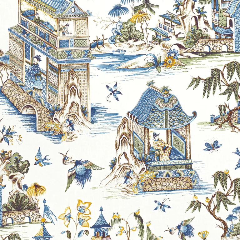 Thibaut Grand Palace in Blue and Green (F913613)