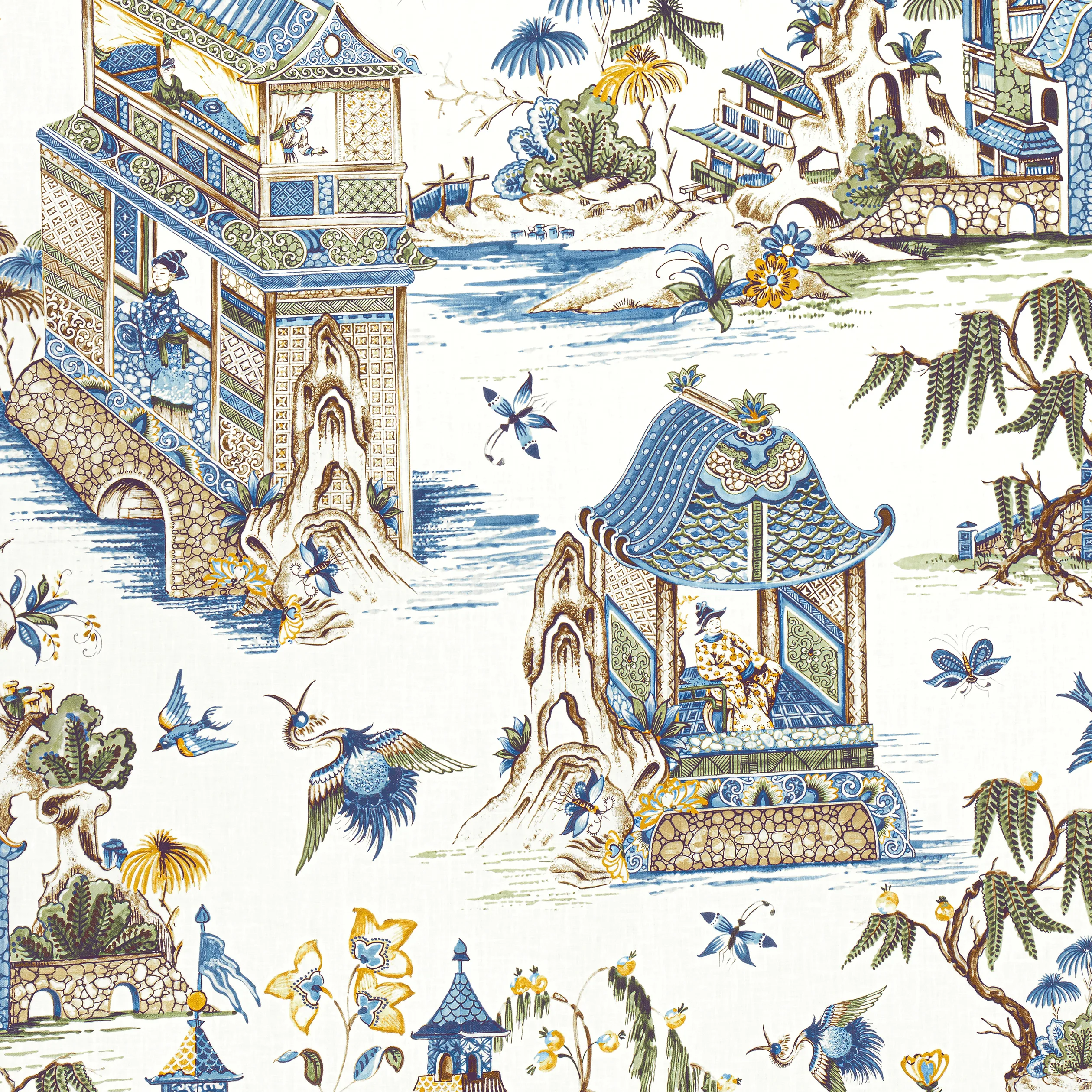 F913613 | Grand Palace – Blue and Green