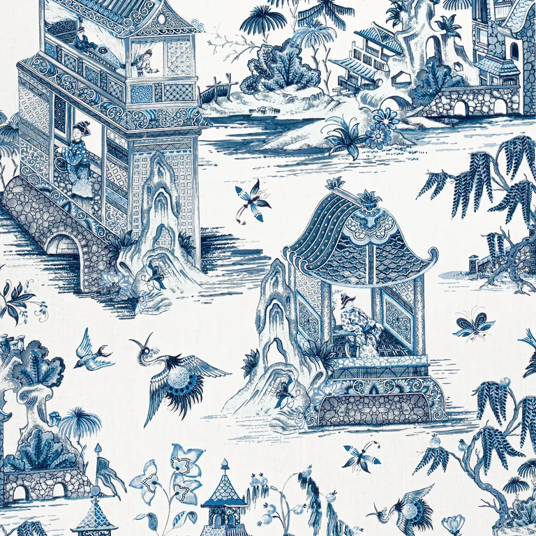 Thibaut Grand Palace in Blue and White (F913614)