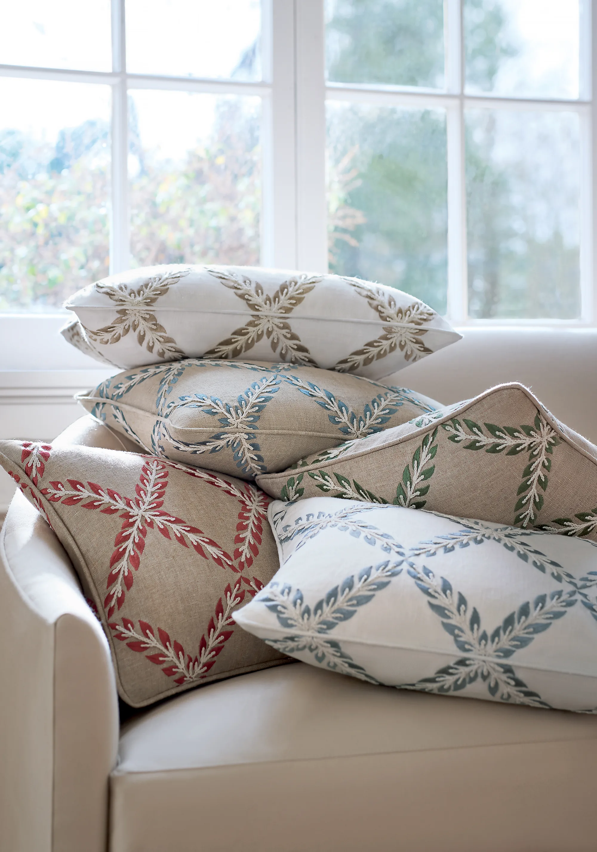 Anna French Halifax Embroidery in Beige (AW10743)