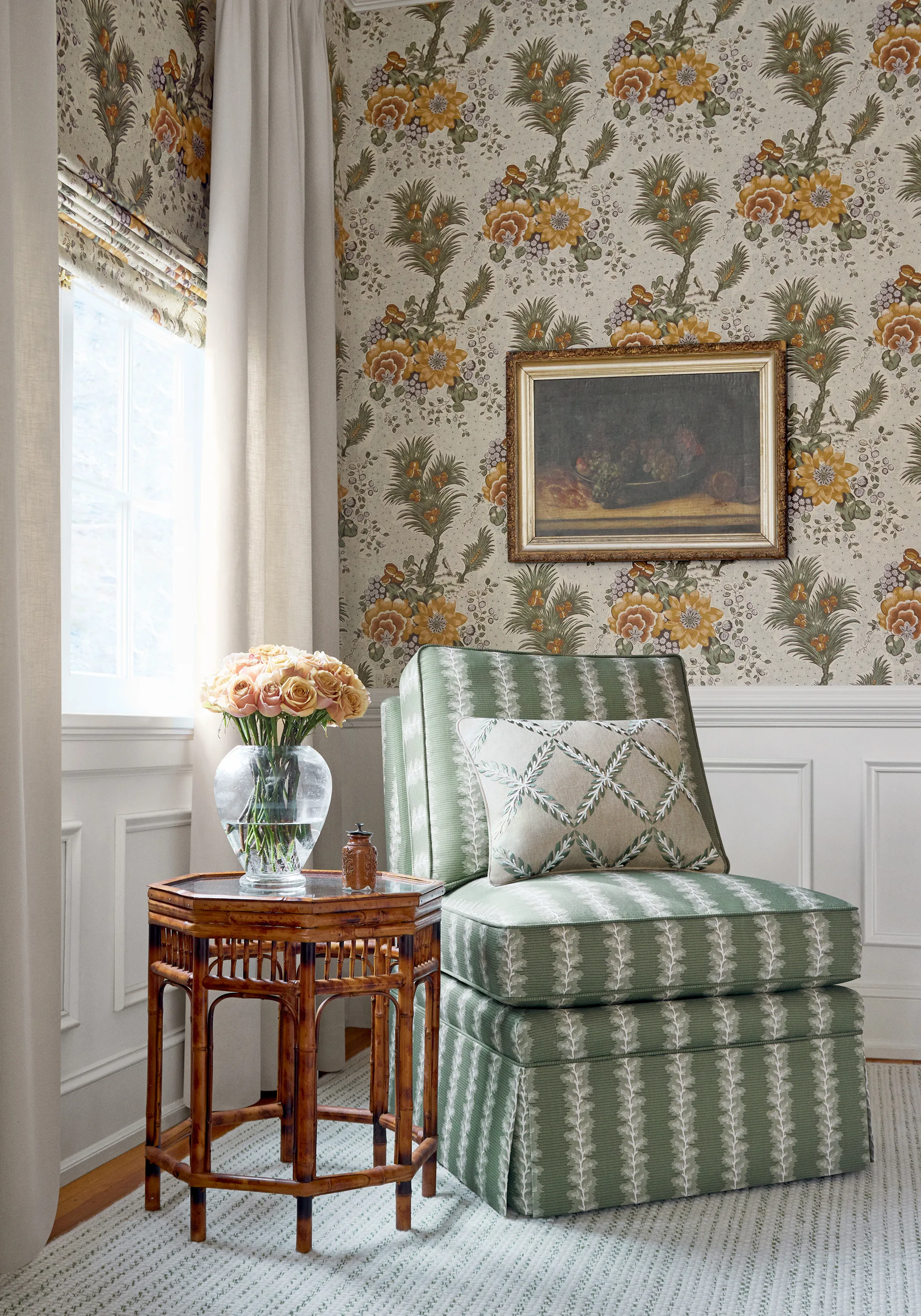 Anna French Halifax Embroidery in Green (AW10742)