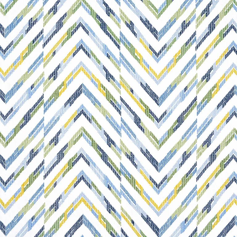 Thibaut Hamilton Embroidery in Blue and Yellow (W714345)