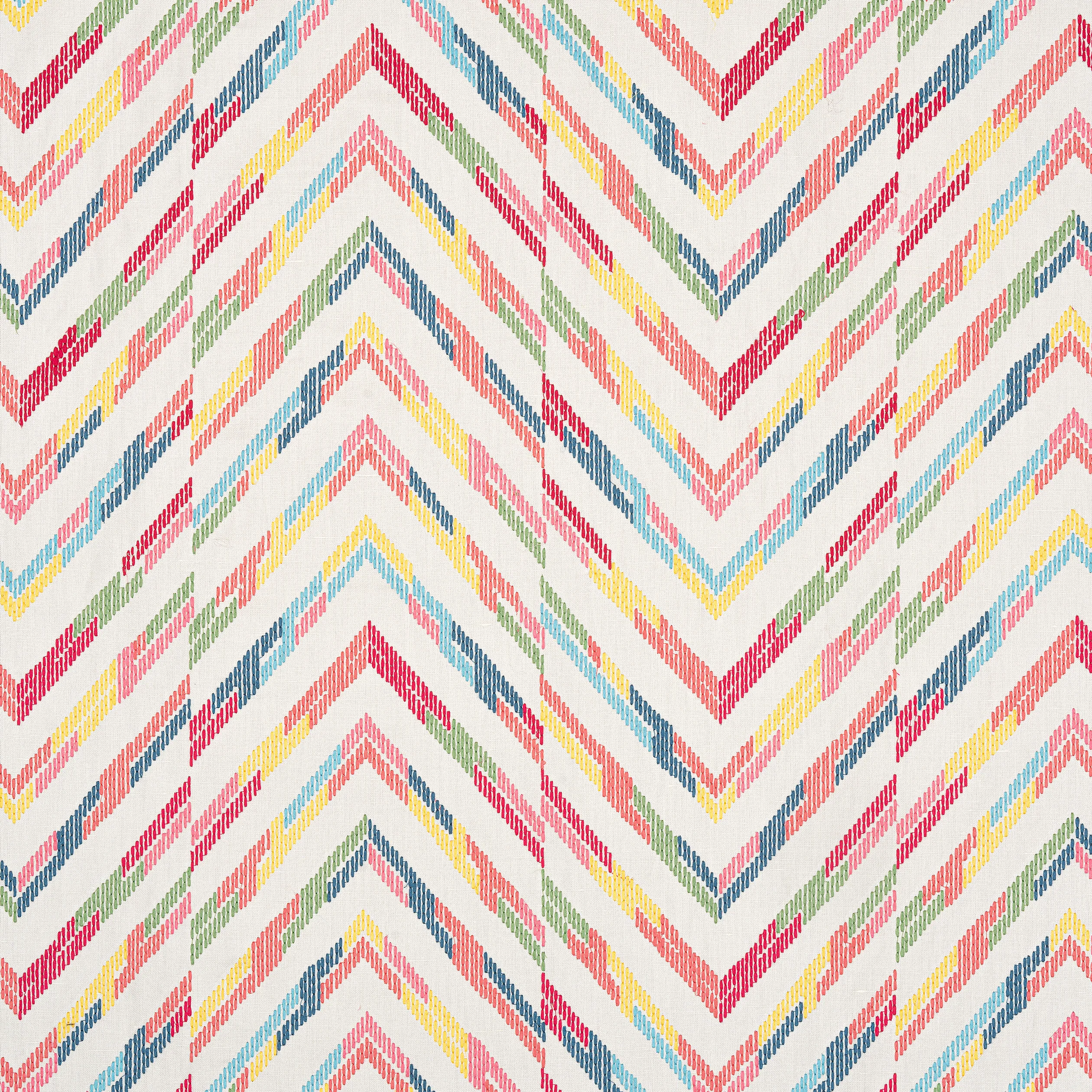 Thibaut Hamilton Embroidery in Multi on Cream (W714343)