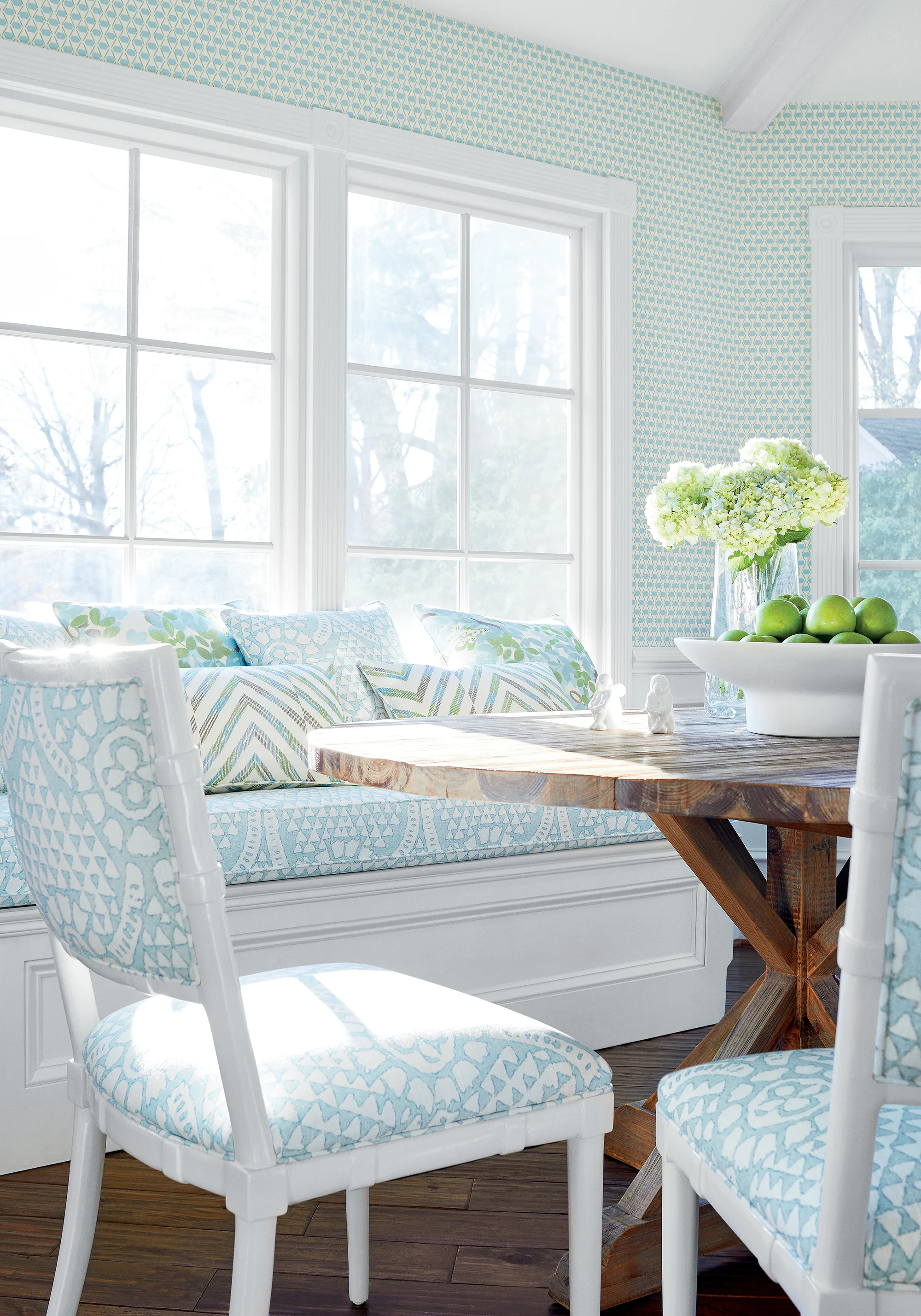 Thibaut Hamilton Embroidery in Spa Blue (W714342)