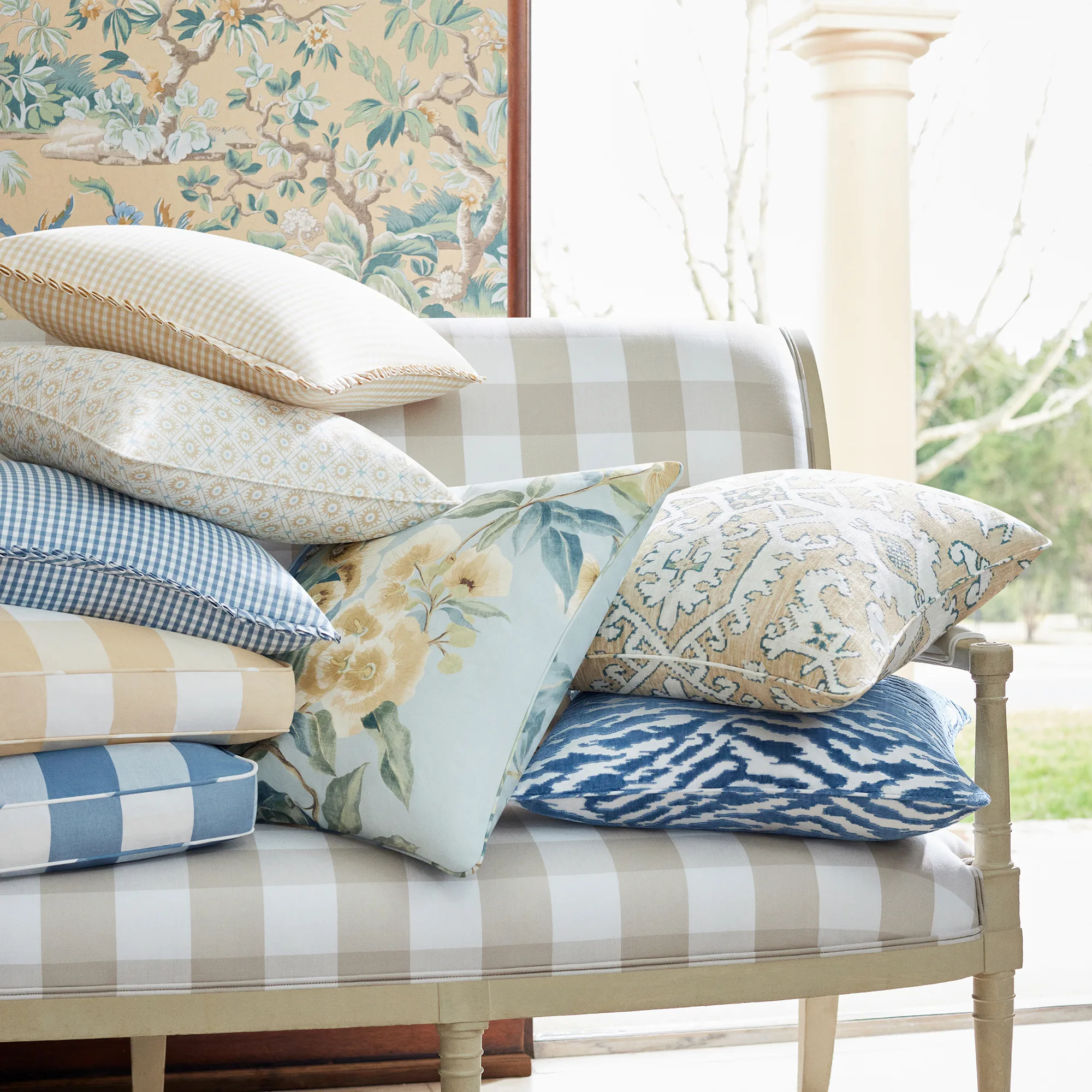 Anna French Hammond Check in Mineral (AW24506)