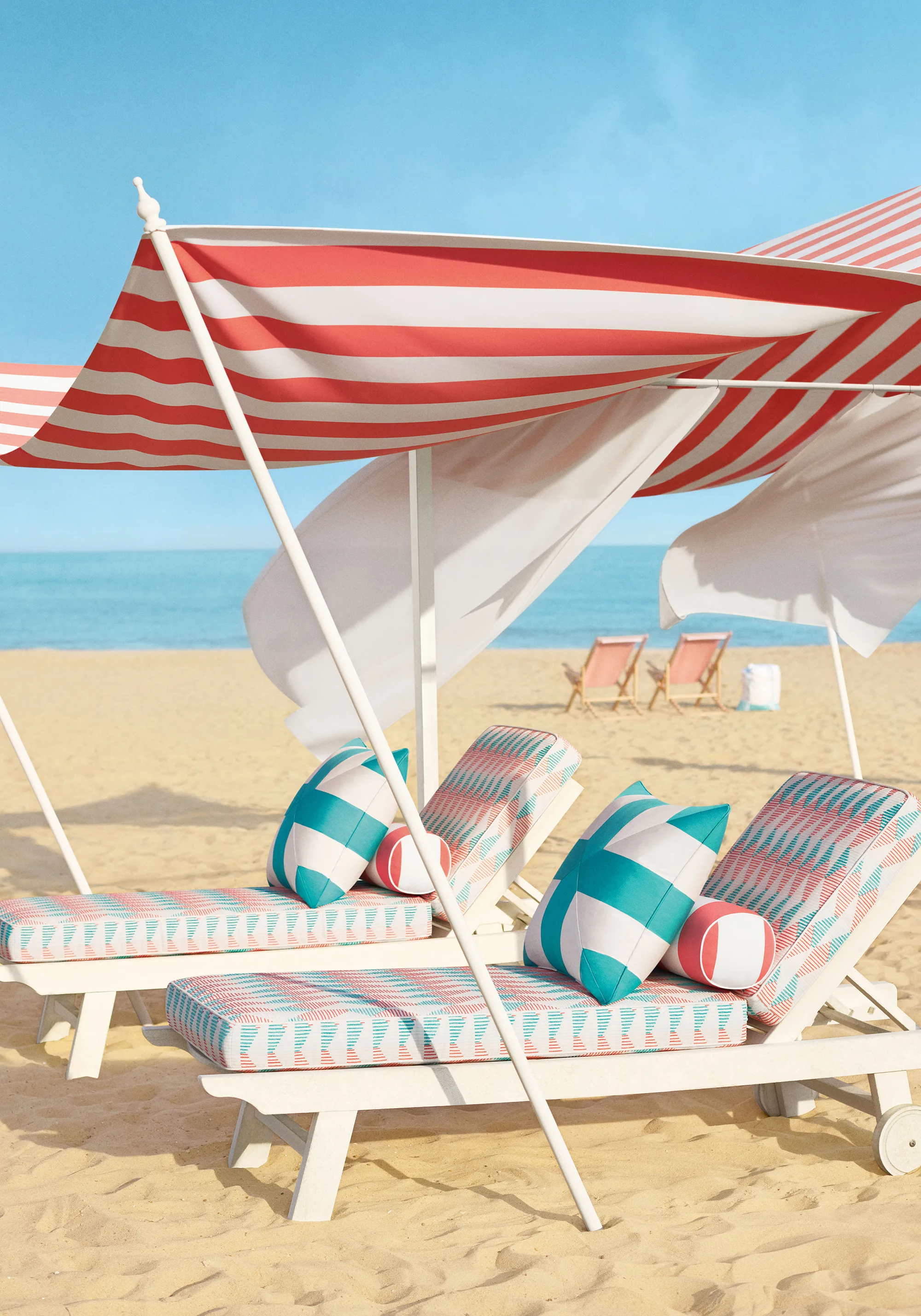 Thibaut Harper in Capri and Coral (W81600)