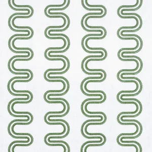 Anna French Herriot Way Embroidery in Green on White (AF9635)