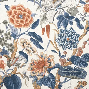 Thibaut Hill Garden in Brick and Navy (F913655)