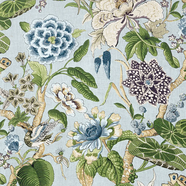 Thibaut Hill Garden in Spa Blue (F913654)