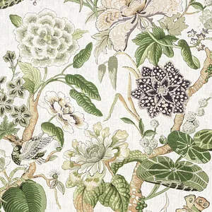 Thibaut Hill Garden in White and Green (F913656)