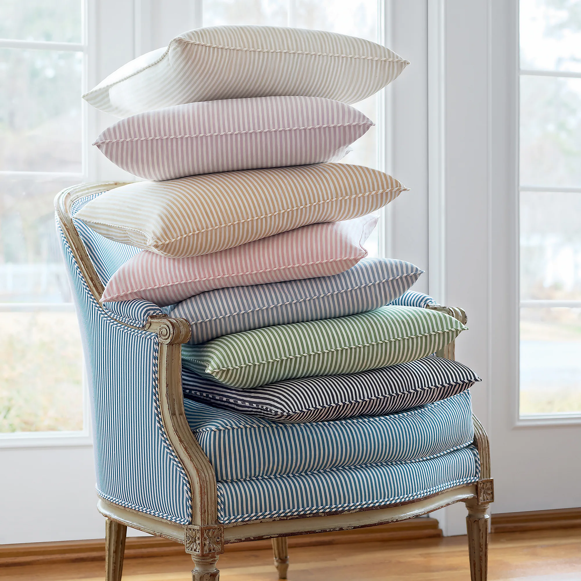 Anna French Holden Stripe in Lavender (AW57802)