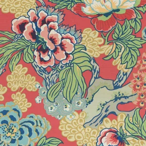 Thibaut Honshu in Coral and Green (F975490)