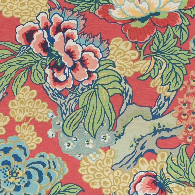 Thibaut Honshu in Coral and Green (F975490)