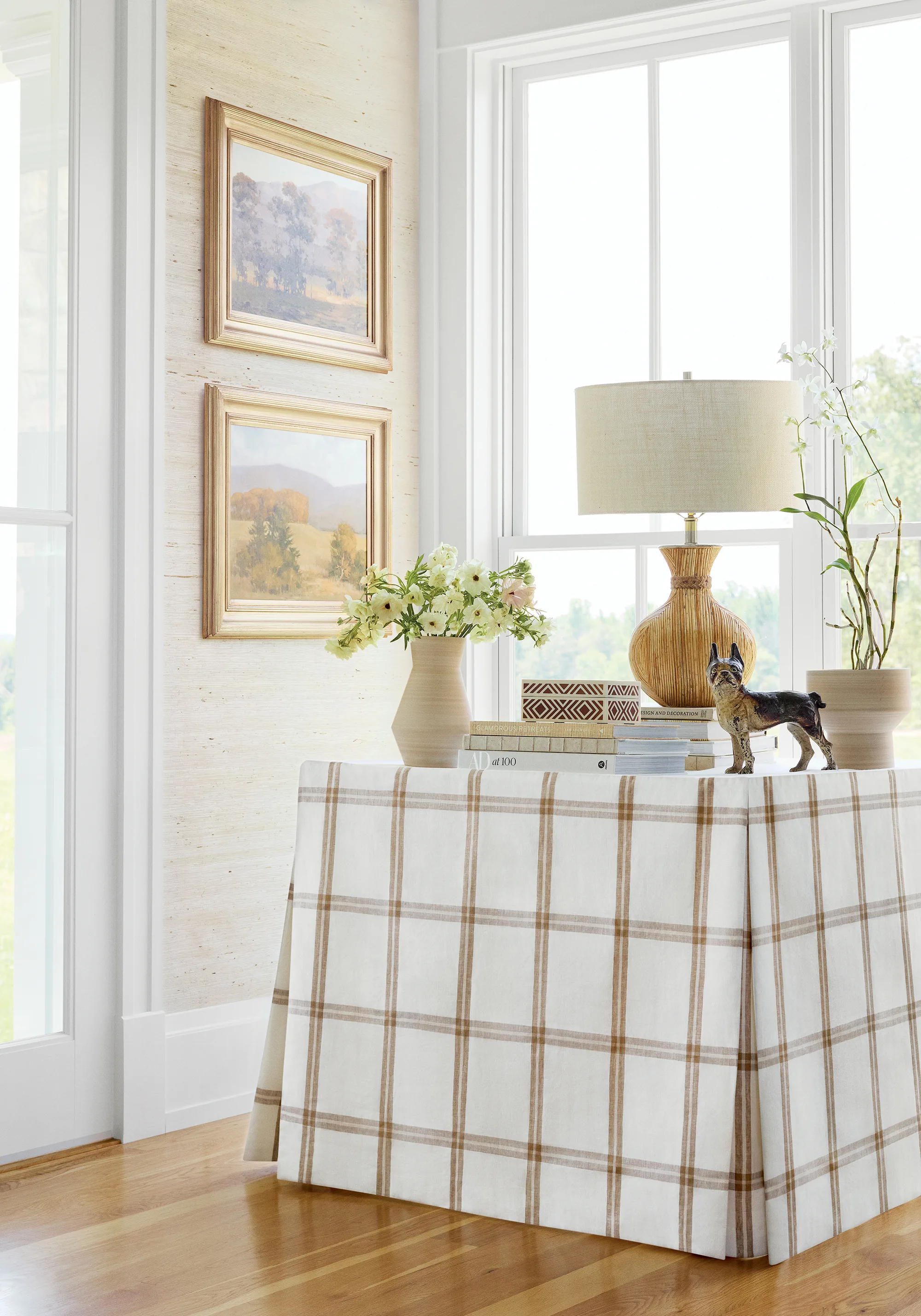 Thibaut Huntington Plaid in Camel (W781333)