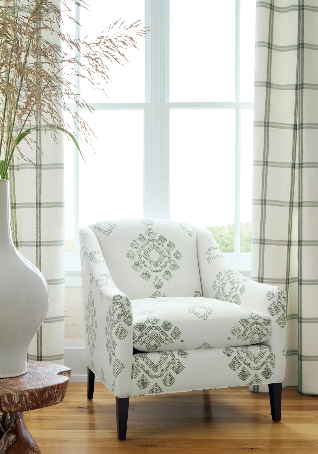 Thibaut Huntington Plaid in Spruce (W781332)