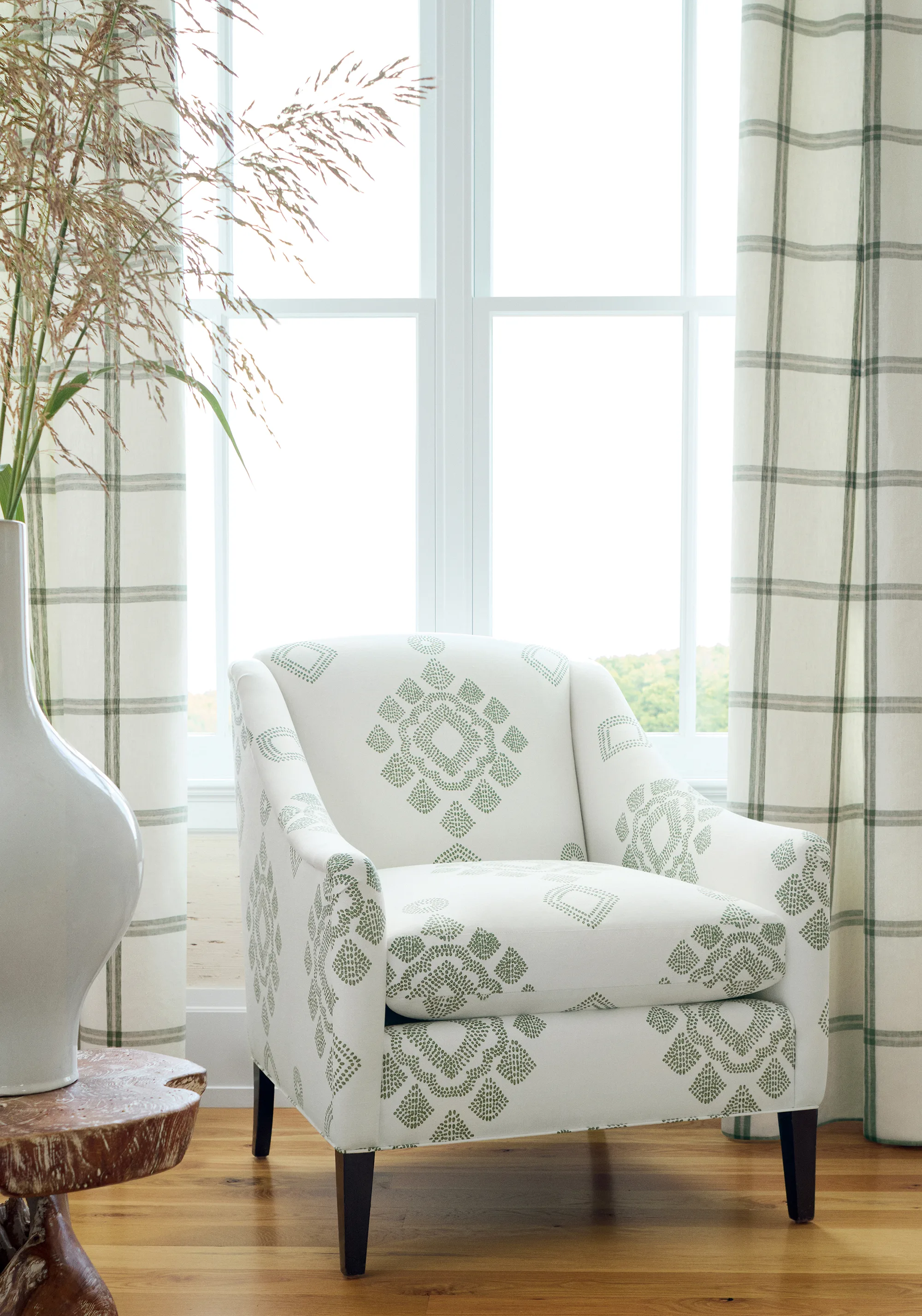 Thibaut Huntington Plaid in Spruce (W781332)
