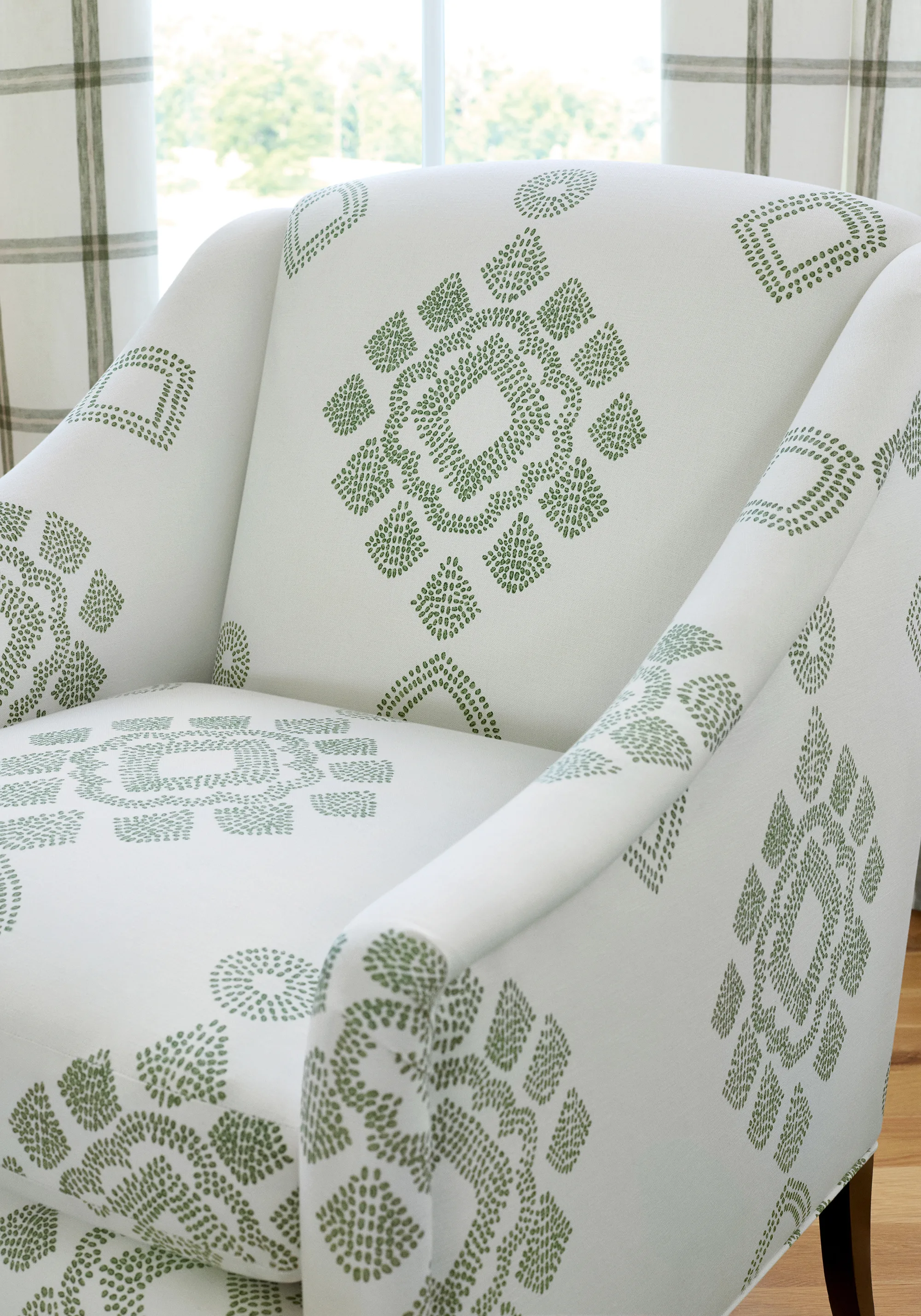 Thibaut Huntington Plaid in Spruce (W781332)