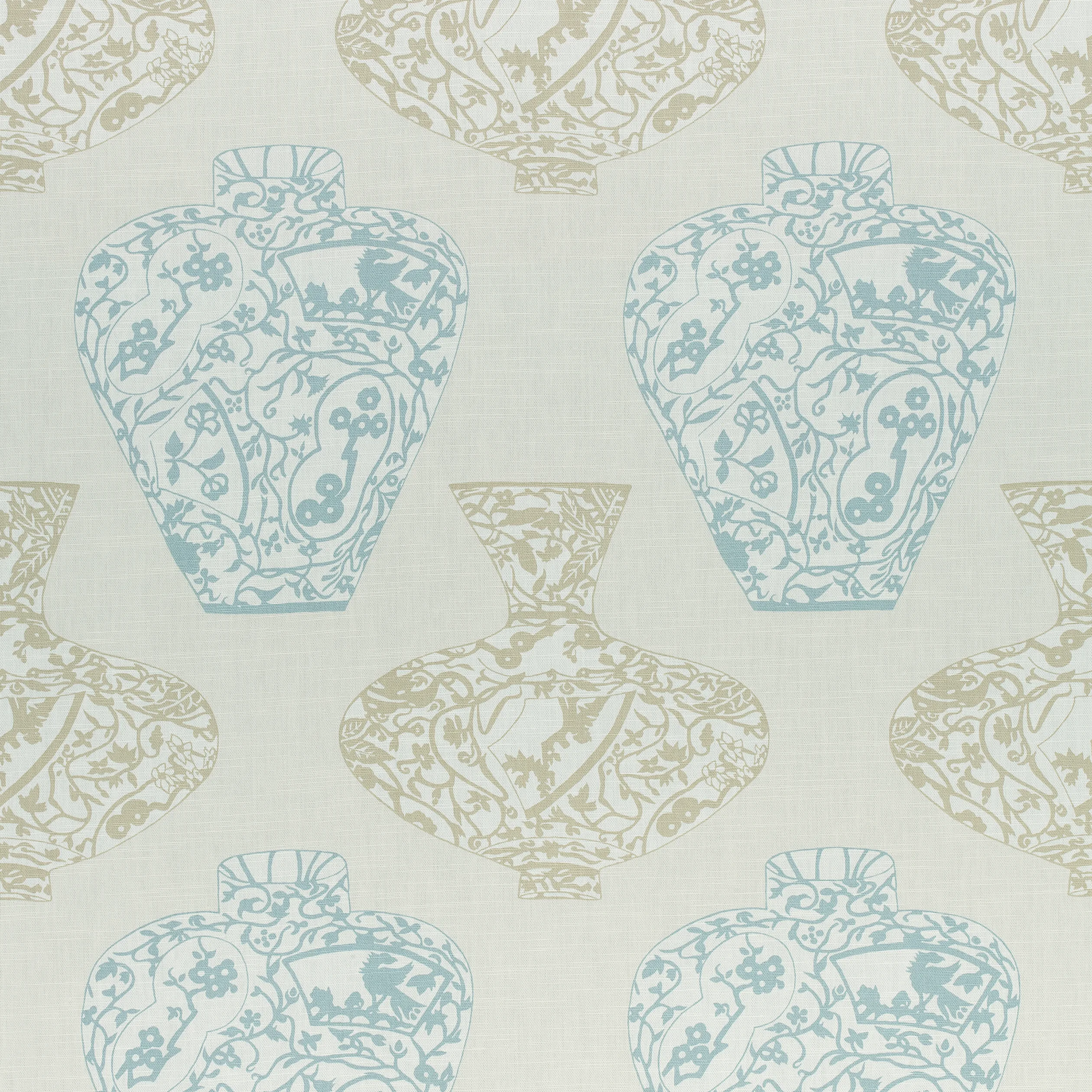 F913122 | Imari Vase – Aqua and Beige