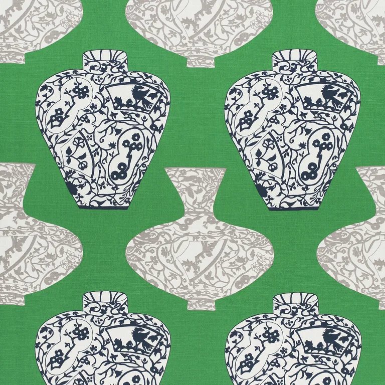 Thibaut Imari Vase in Emerald Green (F913125)