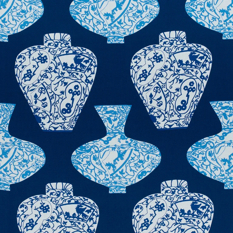 Thibaut Imari Vase in Navy (F913124)