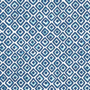 Thibaut Indian Diamond in Blue and Turquoise (F910658)