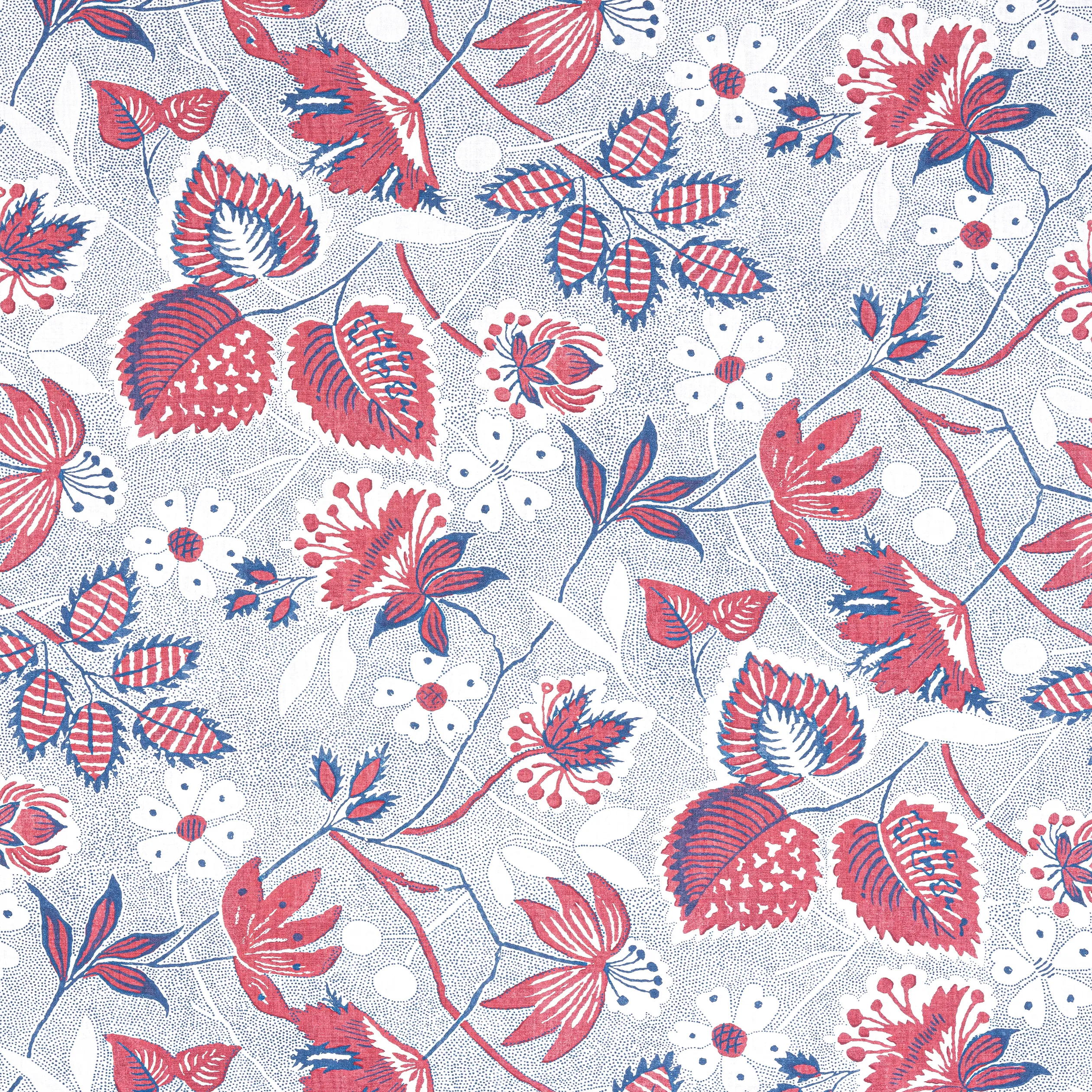 AF15115 | Indienne Hazel – Red and Blue