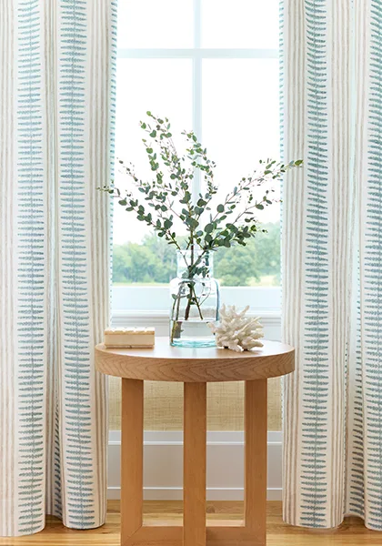 Thibaut Indo Stripe in Seaglass (F981315)