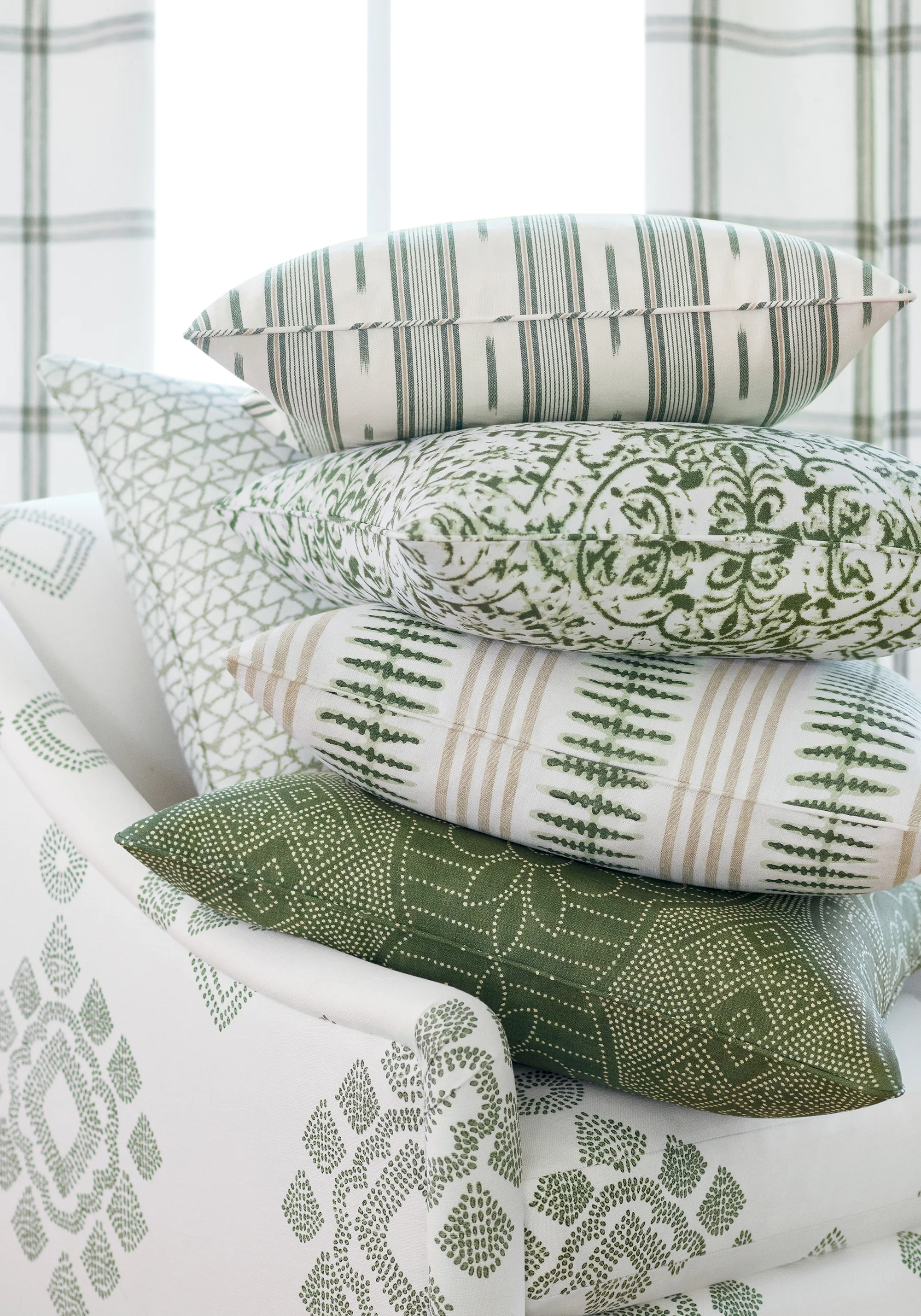 Thibaut Indo Stripe in Spruce (F981317)