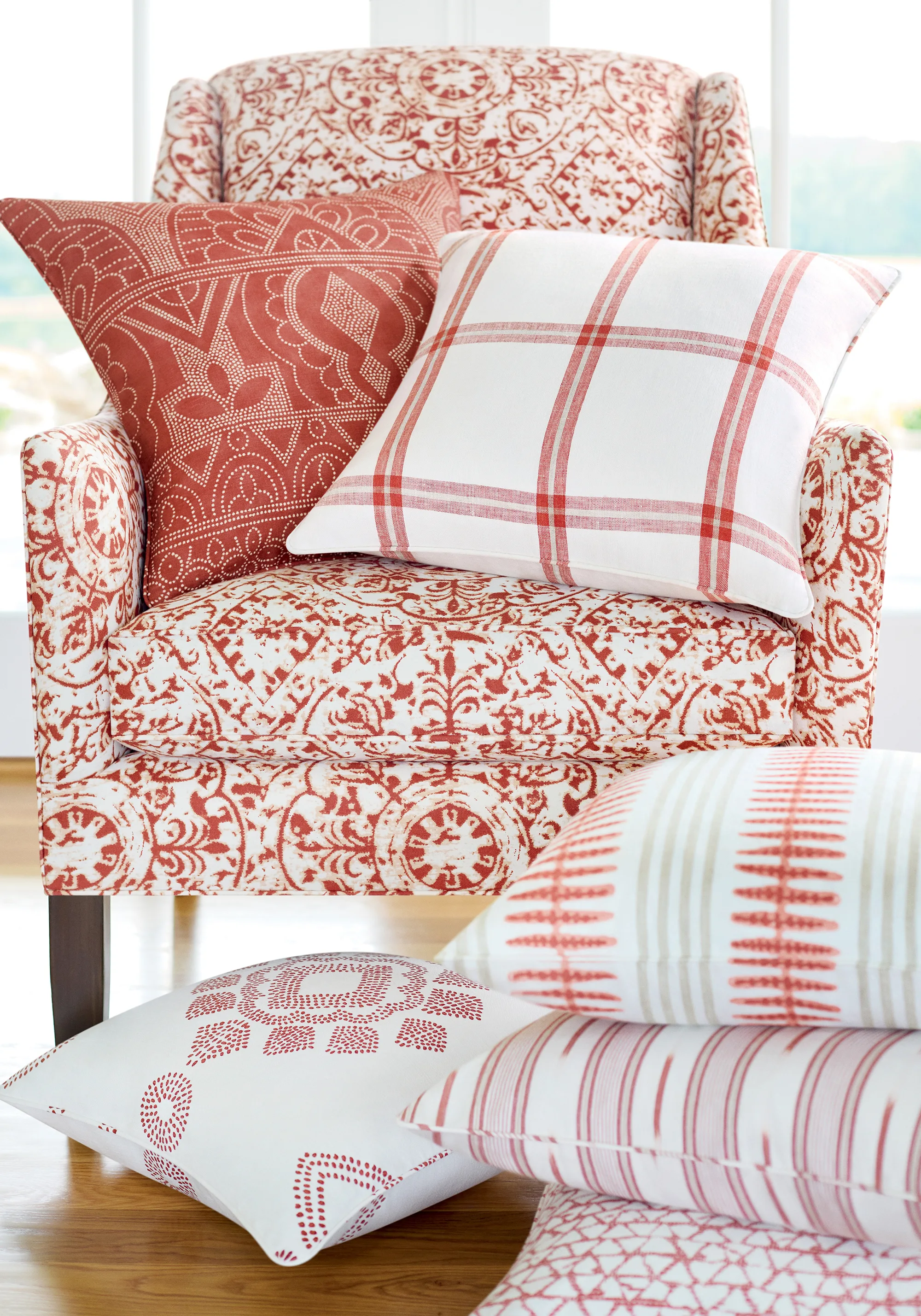 Thibaut Indo Stripe in Sunbaked (F981319)