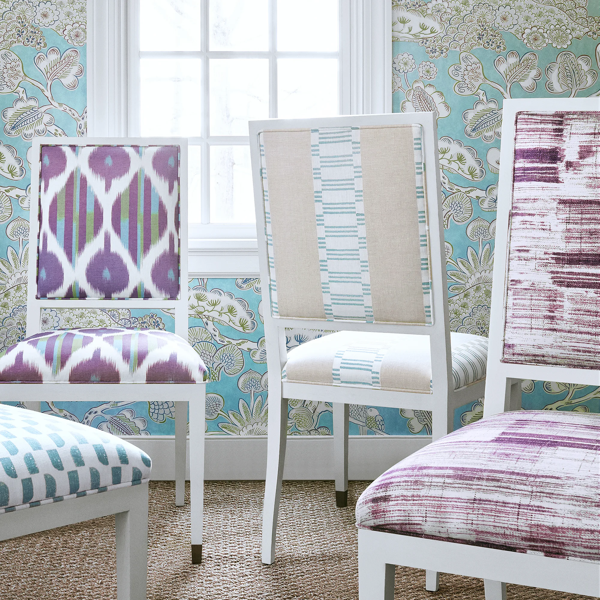 Anna French Japonic Stripe in Robin's Egg (AF9821)