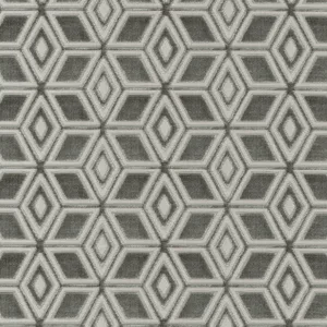 Anna French Jardin Maze Velvet in Bark (AW72988)