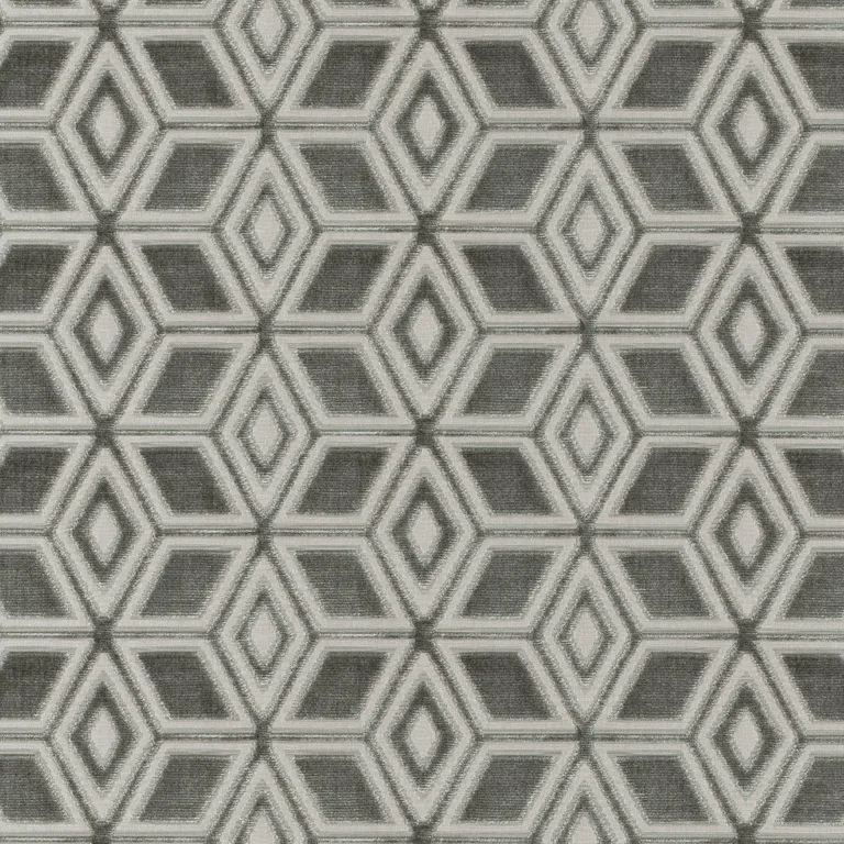 Anna French Jardin Maze Velvet in Bark (AW72988)