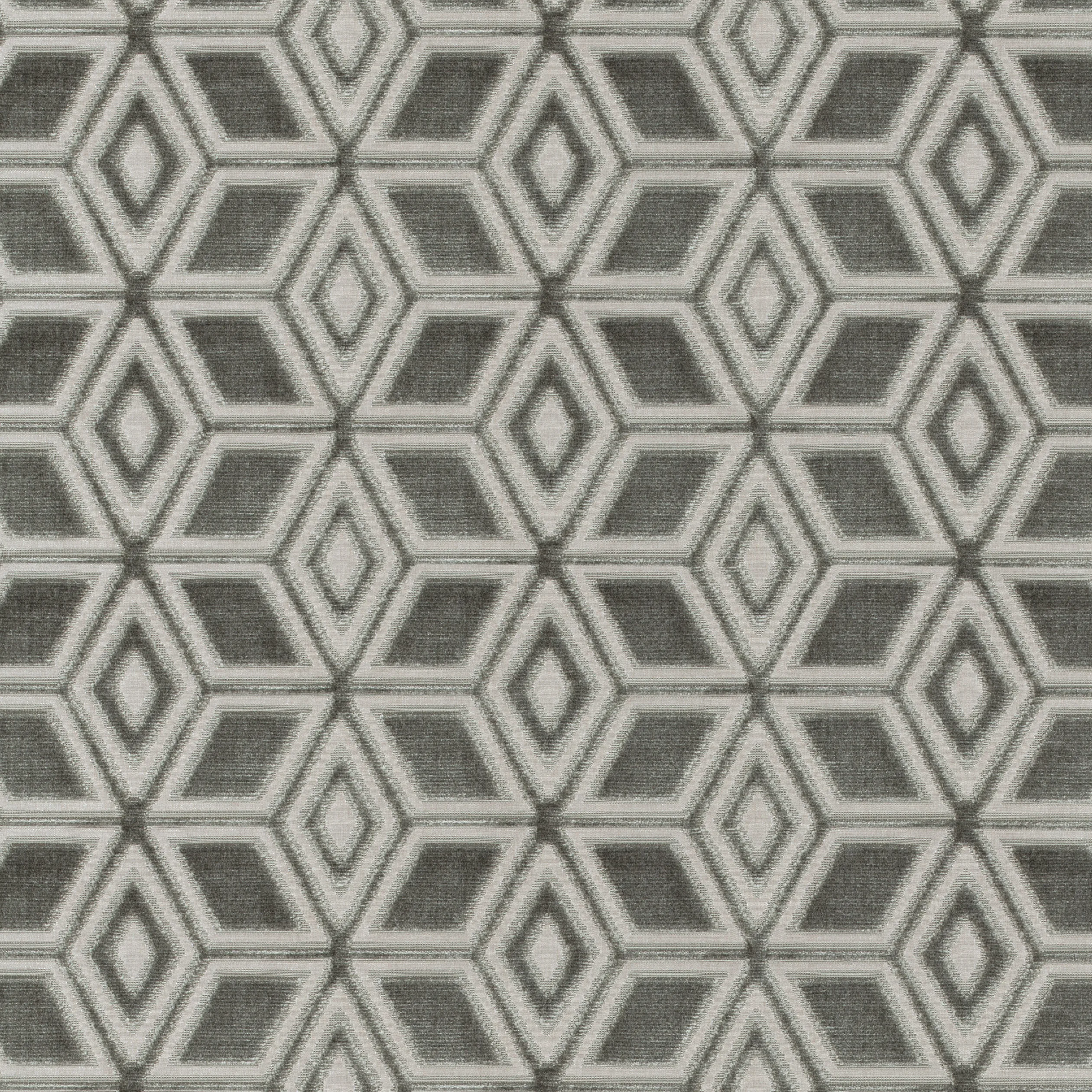 Anna French Jardin Maze Velvet in Bark (AW72988)