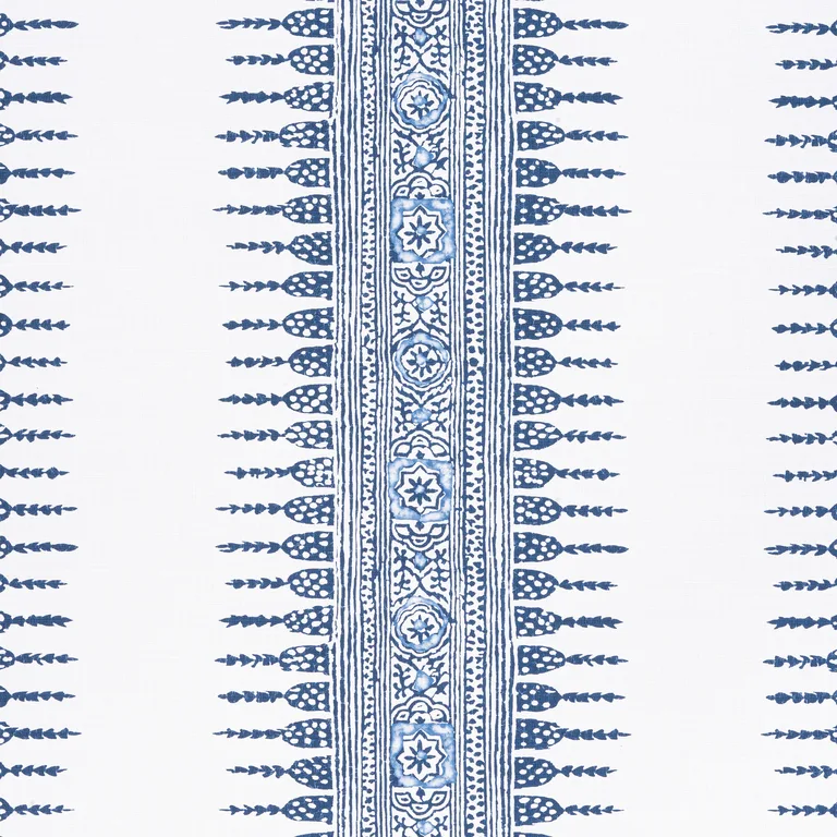 Anna French Javanese Stripe in Navy and White (AF15137)