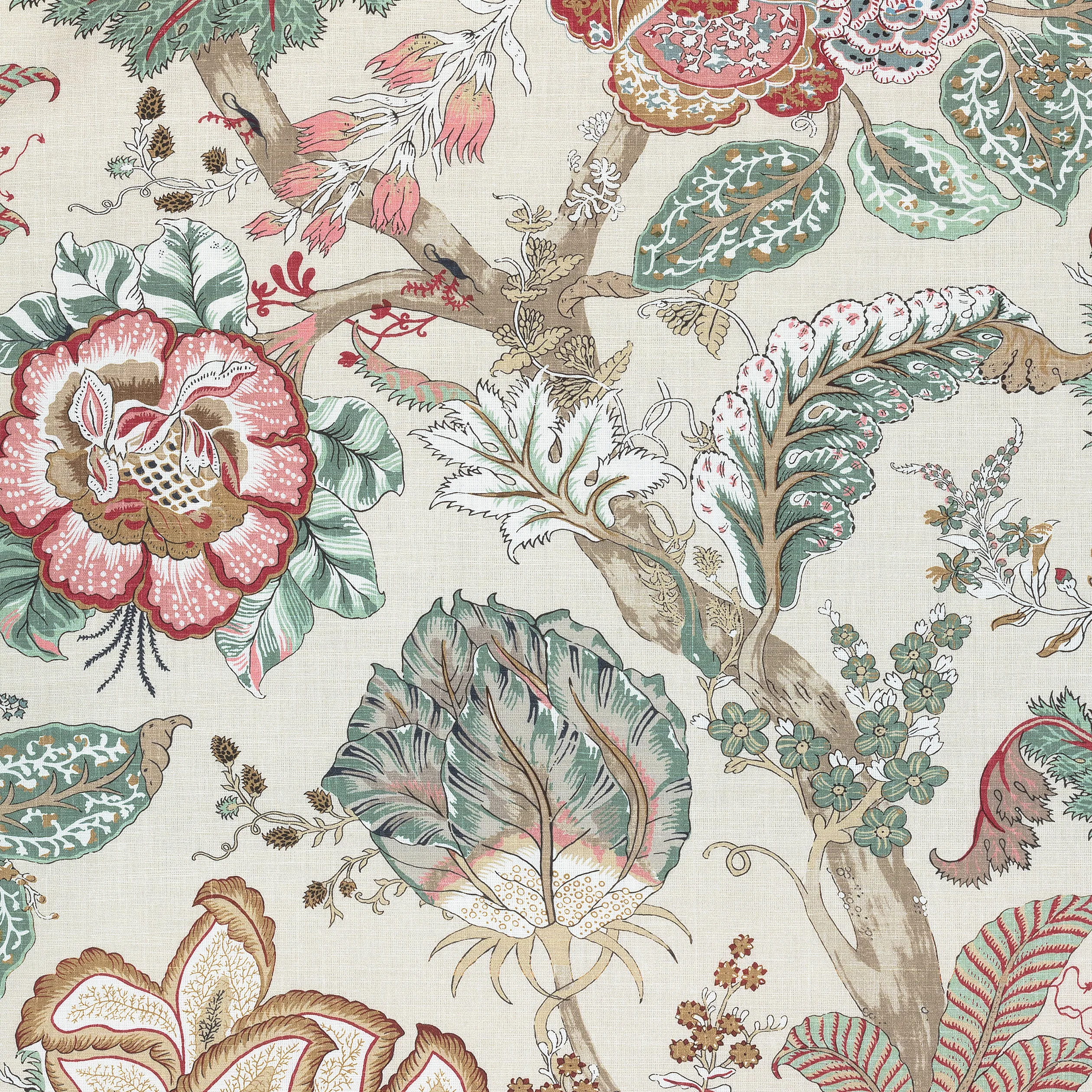 AF78741 | Kalamkari – Red and Gold