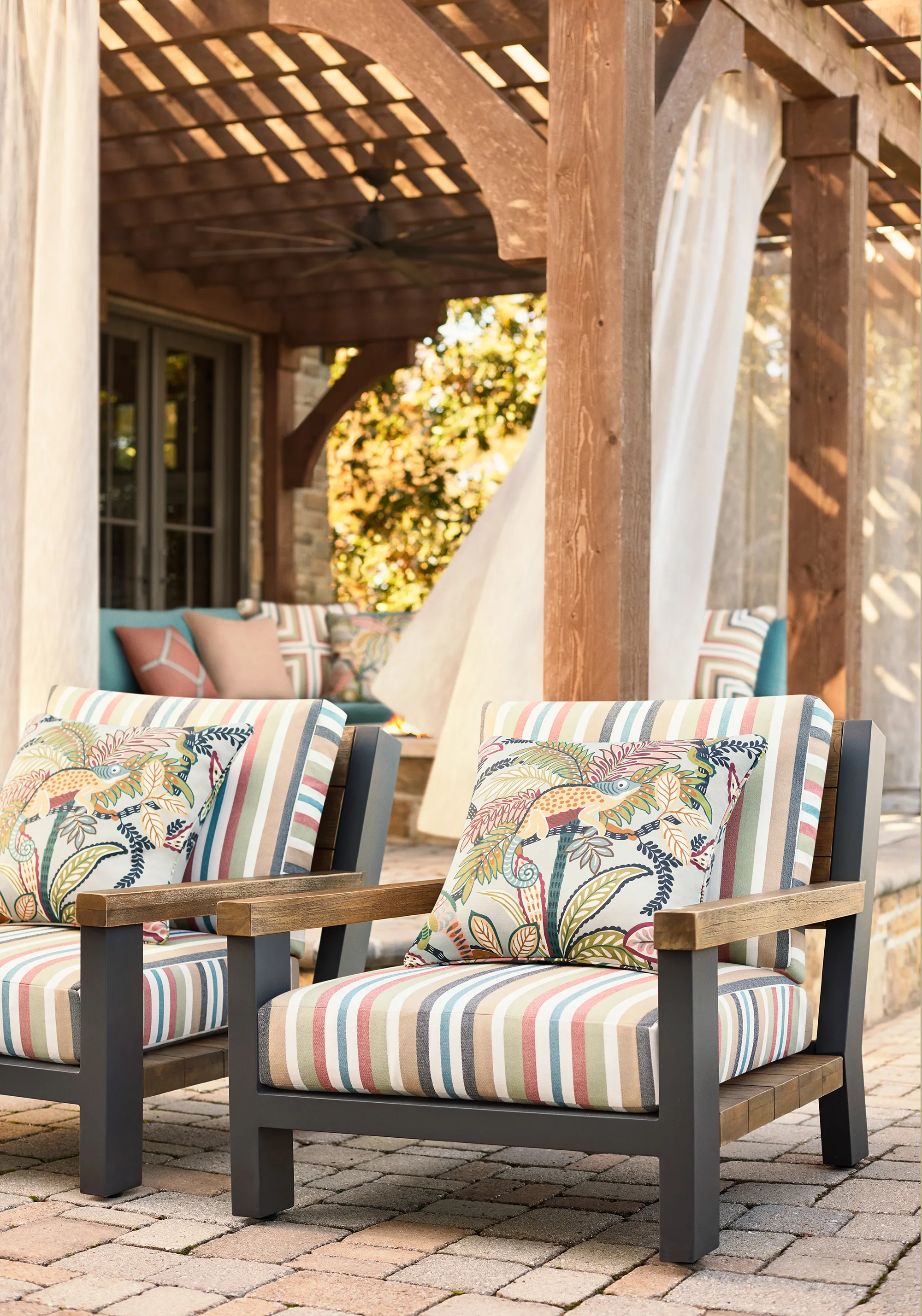Thibaut Kalea Stripe in Desert (W81671)
