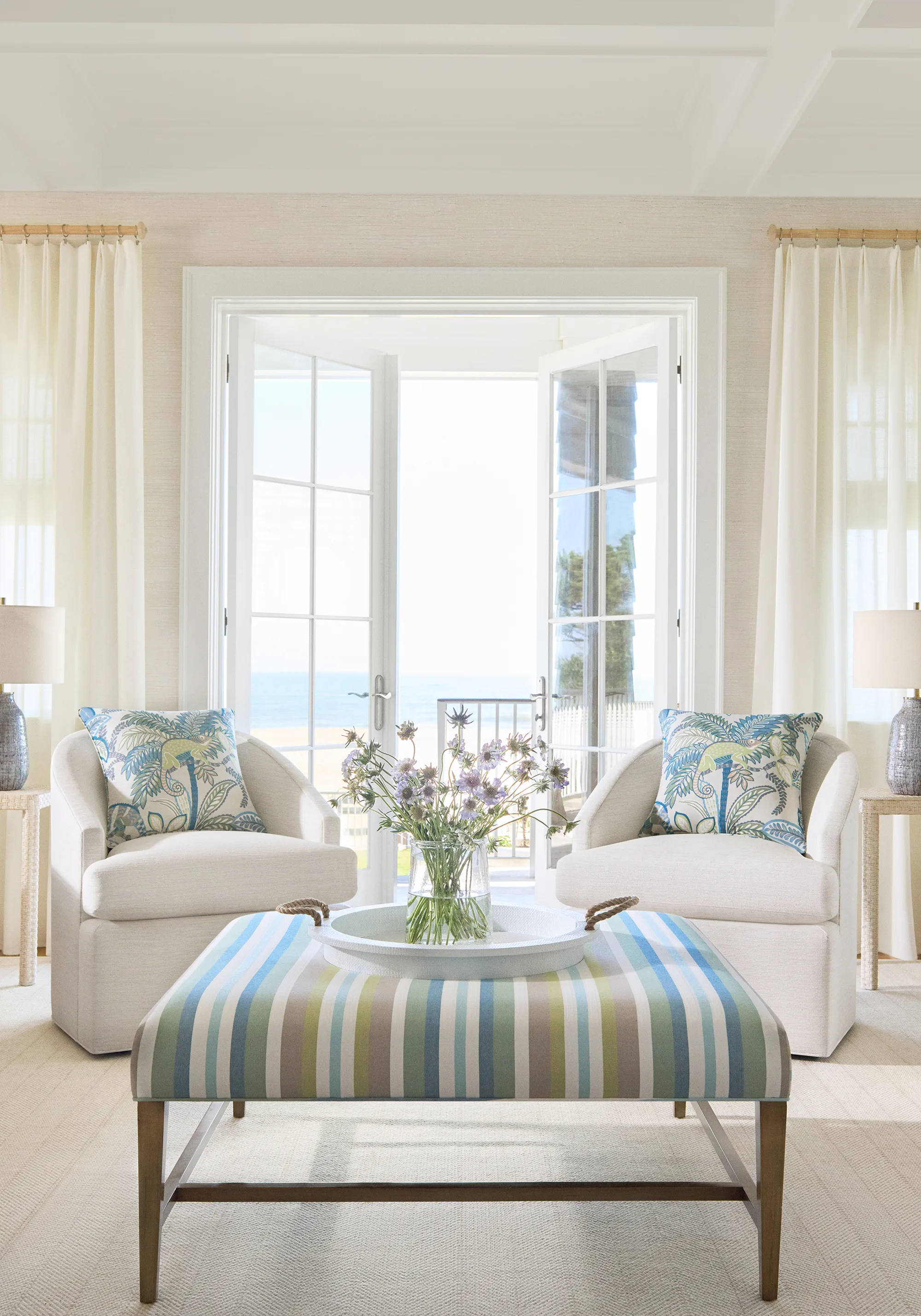Thibaut Kalea Stripe in Lagoon (W81669)