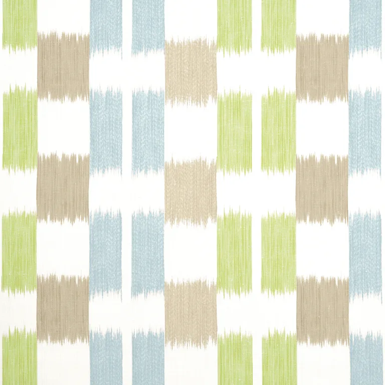 Thibaut Kasuri in Green and Spa Blue (F920836)