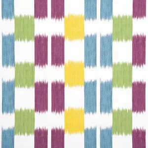 Thibaut Kasuri in Plum and Teal (F920834)