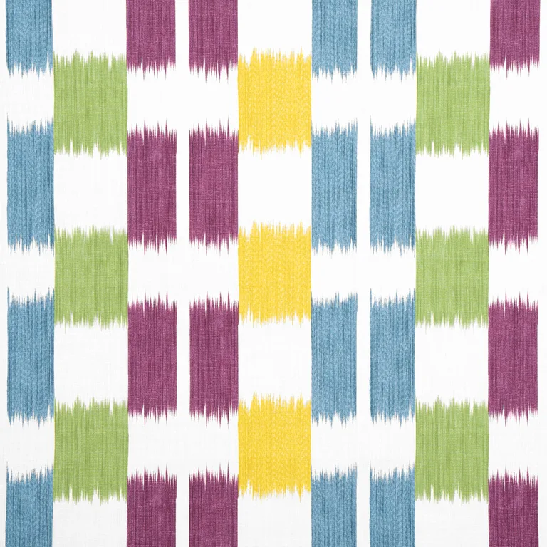 Thibaut Kasuri in Plum and Teal (F920834)