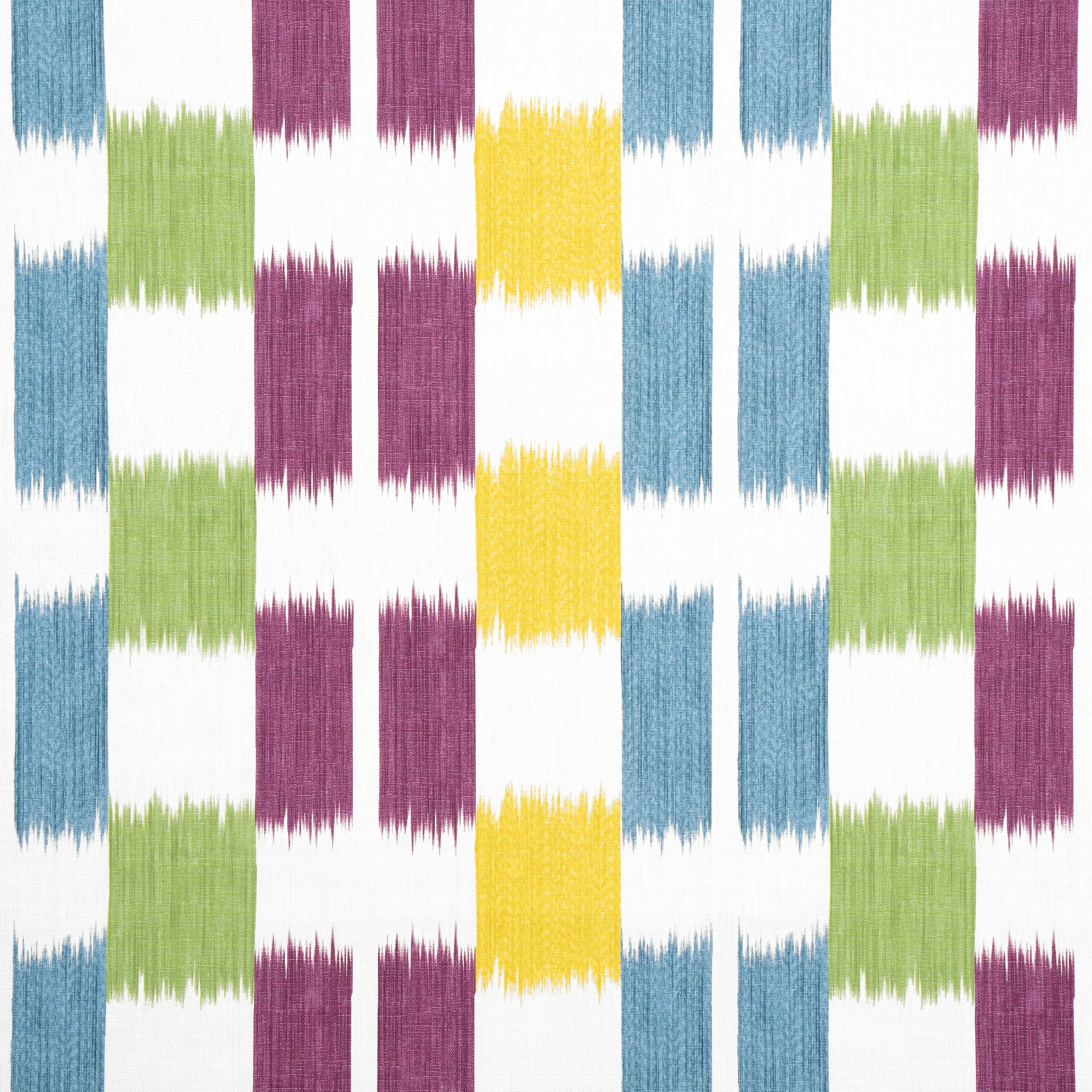 Thibaut Kasuri in Plum and Teal (F920834)