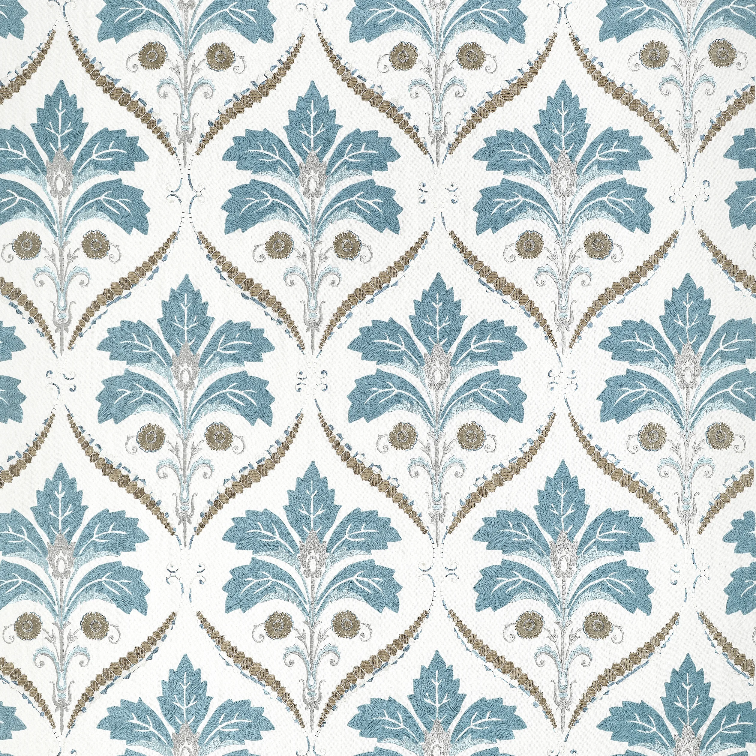 W710509 | Kendall Damask Embroidery – Mineral