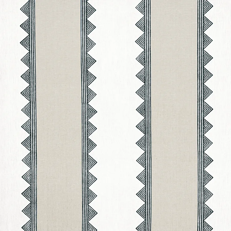 Thibaut Kismet Stripe in Black (F916232)