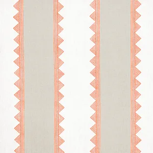 Thibaut Kismet Stripe in Coral (F916231)