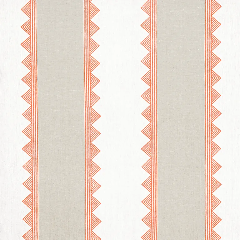 Thibaut Kismet Stripe in Coral (F916231)