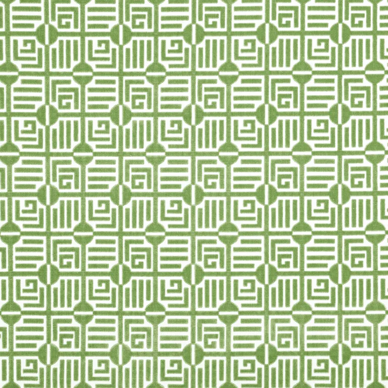 Thibaut Labyrinth Velvet in Emerald (W713645)