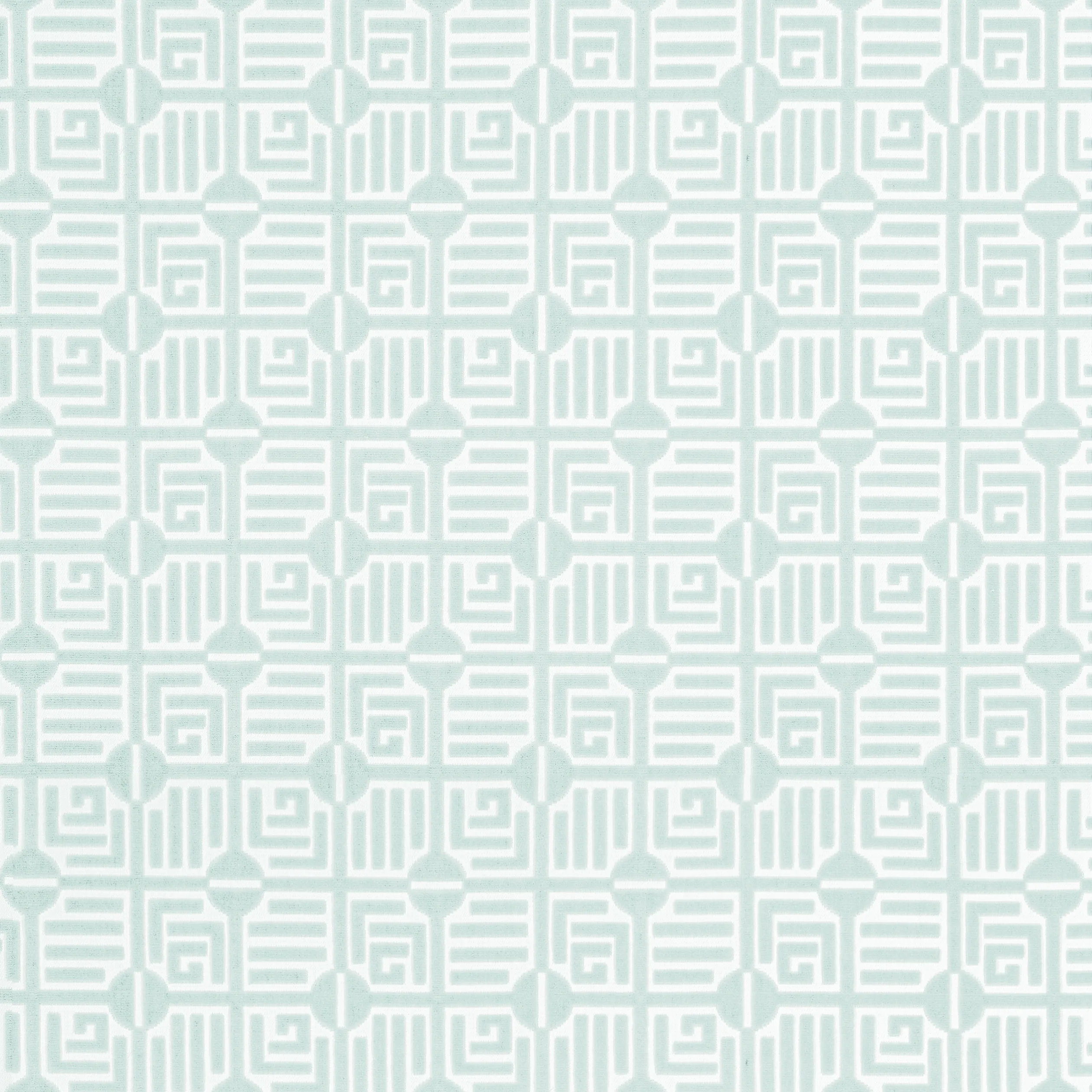 Thibaut Labyrinth Velvet in Mist (W713646)